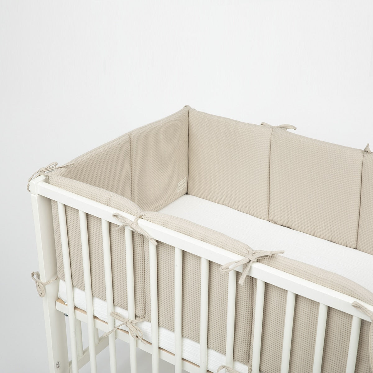 Protector Cuna Bambula Beige 120x60cm - Minicoton
