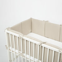 Protector Cuna Bambula Beige 120x60cm - Minicoton