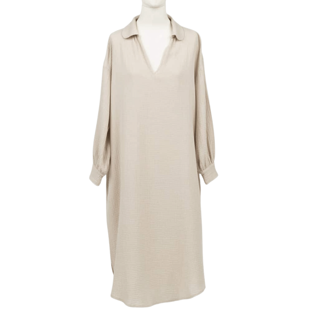 MUM Vestido Beige - Minicoton