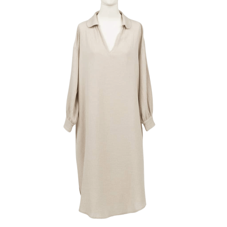 MUM Vestido Beige - Minicoton