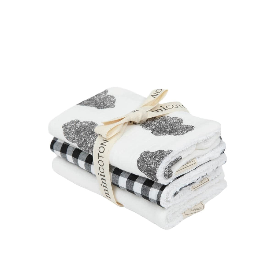 Pack Protectores Vichy Midnight/Blanco - Minicoton