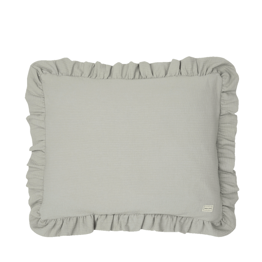Cojín Ruffle Blue - Minicoton