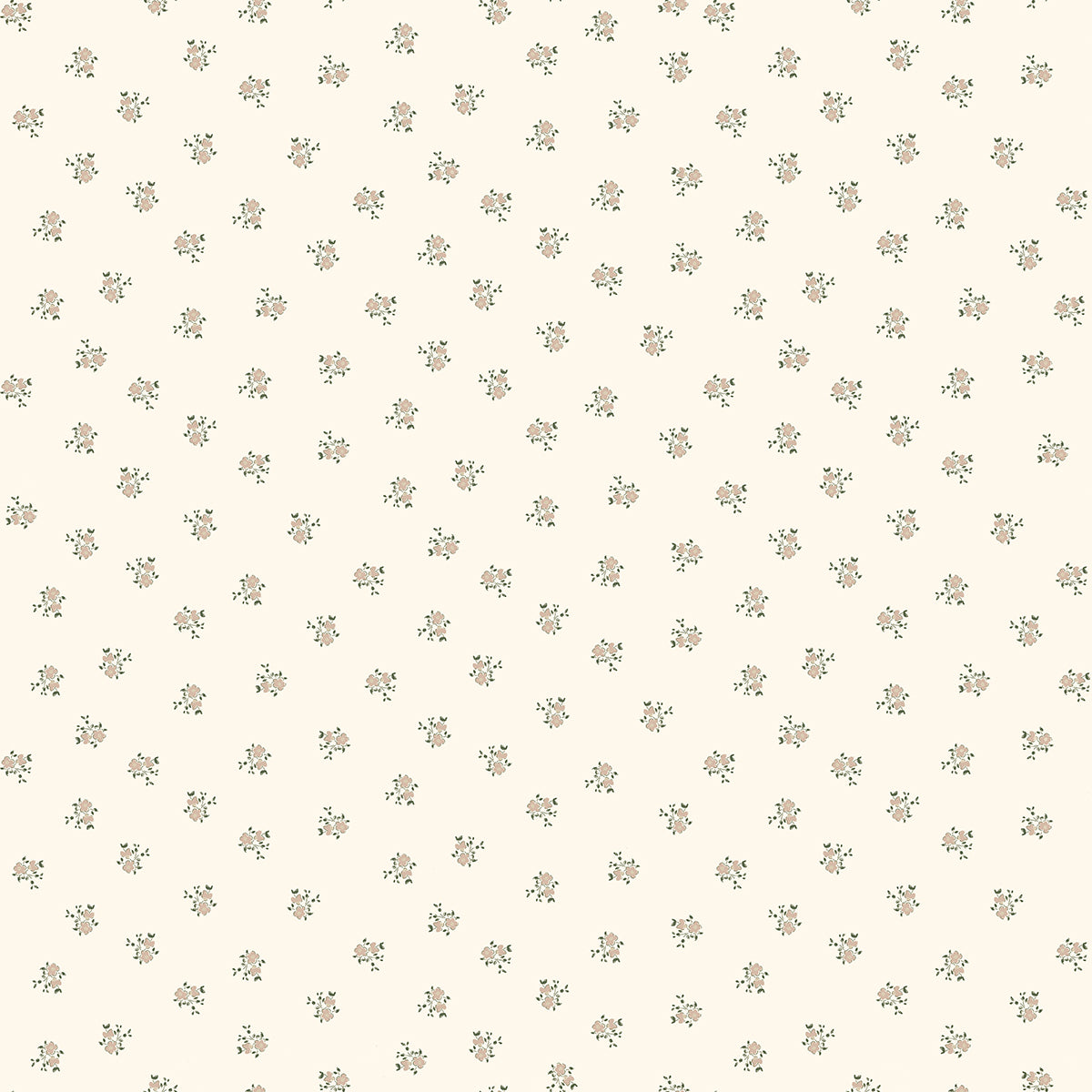 Wallpaper Blossom Rose - Minicoton