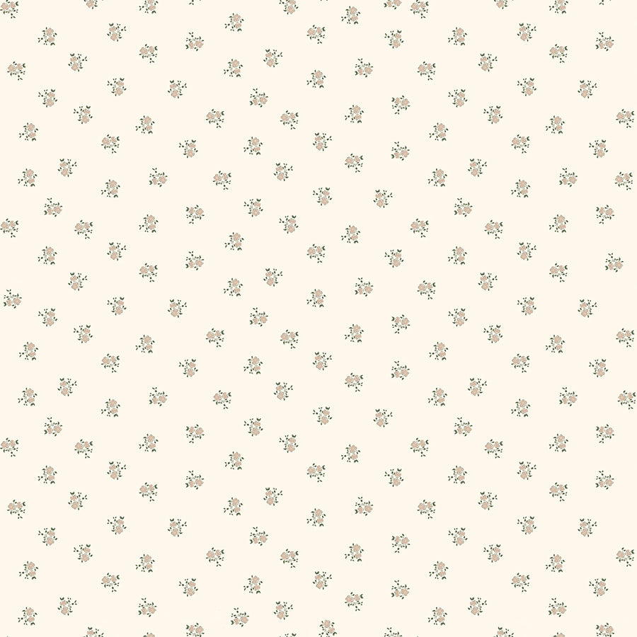 Wallpaper Blossom Rose - Minicoton