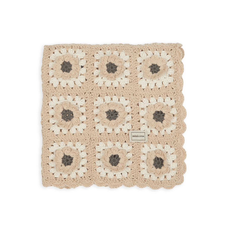Manta Crochet Flower Rose - Minicoton