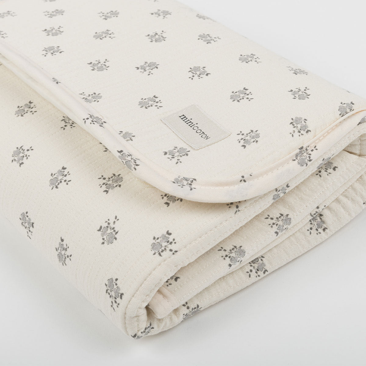 Cambiador Folded Blossom Blue - Minicoton