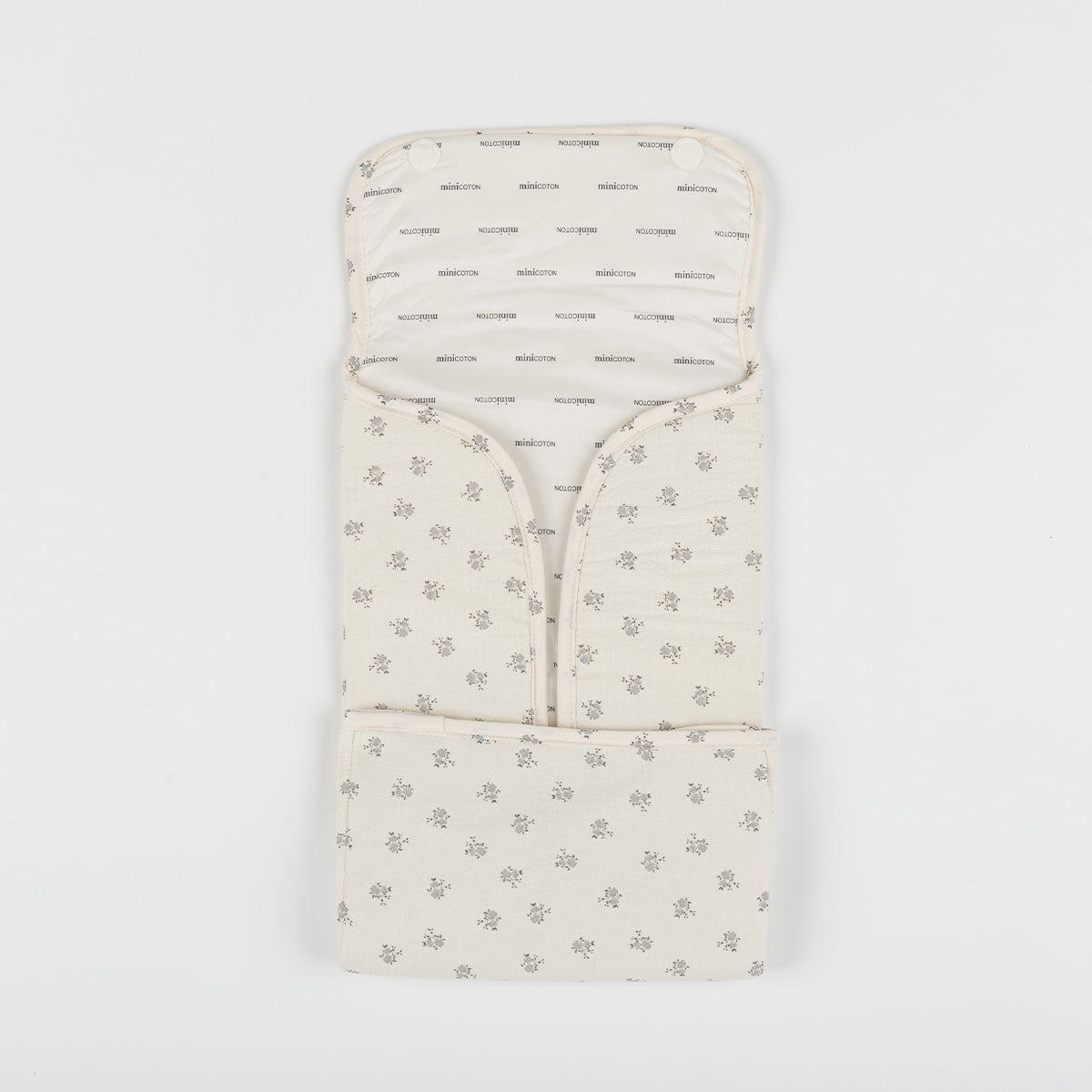 Cambiador Folded Blossom Blue - Minicoton