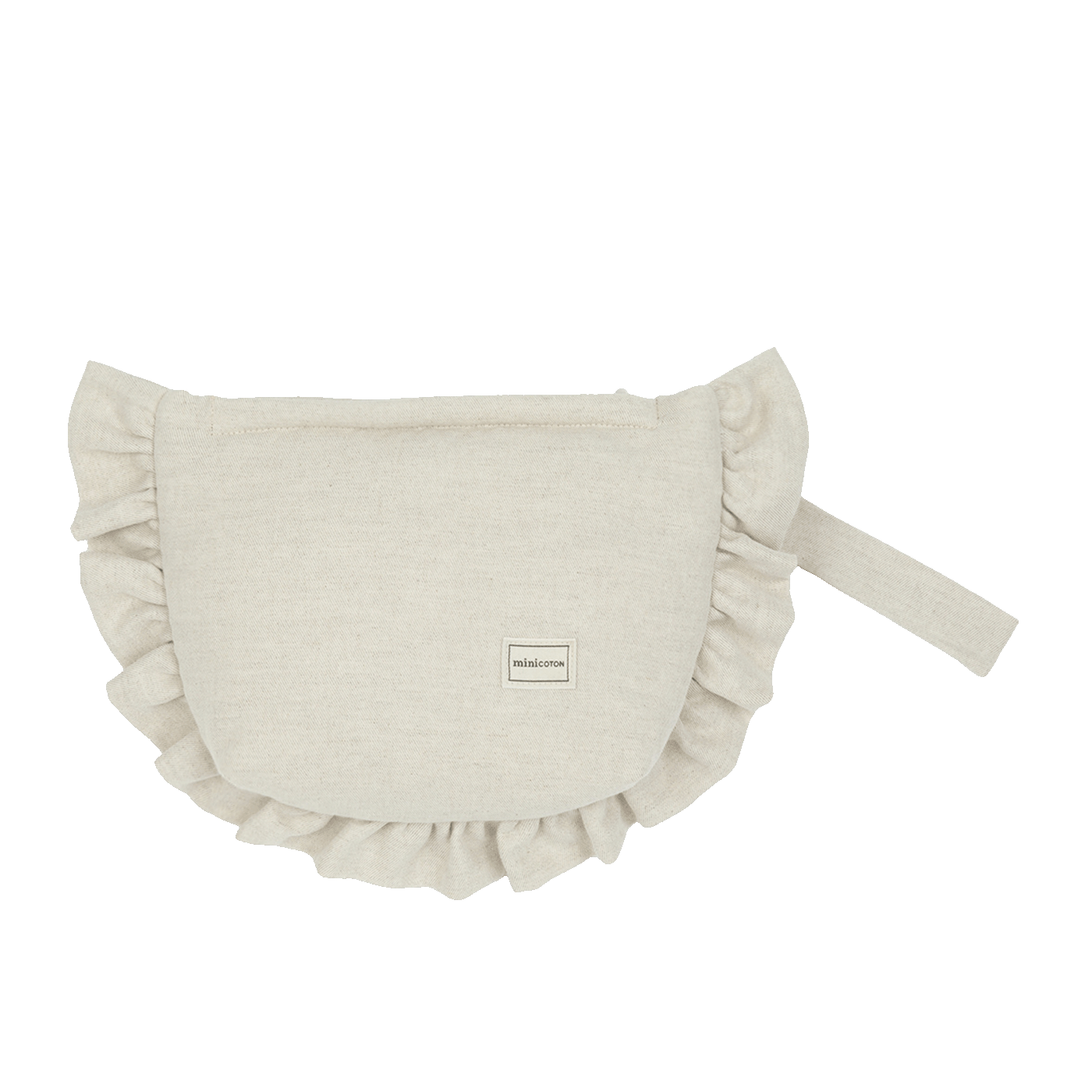Pouch Ruffle Linen - Minicoton