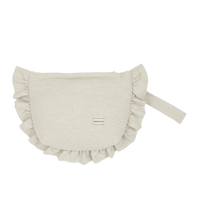 Pouch Ruffle Linen - Minicoton