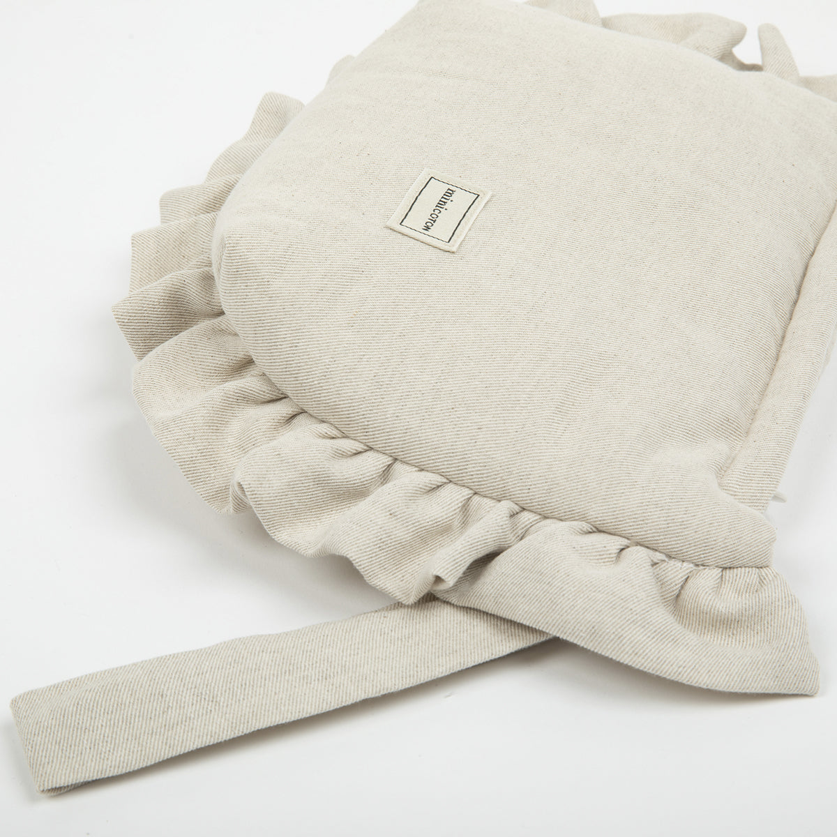 Pouch Ruffle Linen - Minicoton