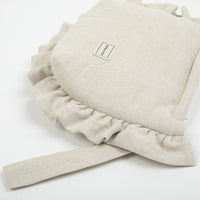 Pouch Ruffle Linen - Minicoton
