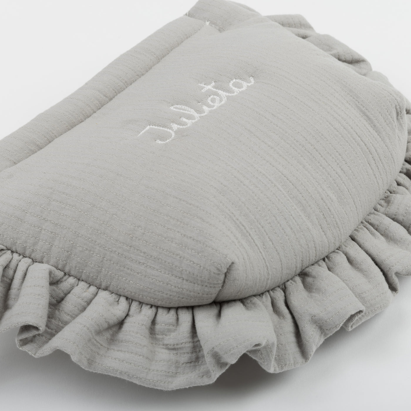 Pouch Ruffle Blue - Minicoton