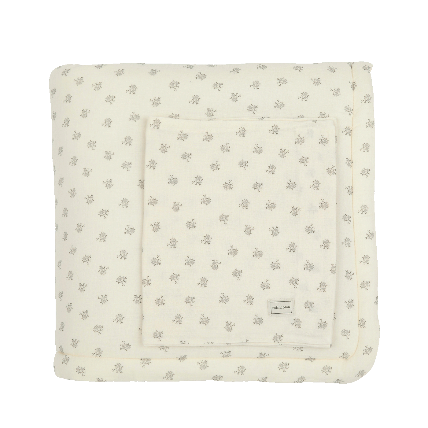 Colcha + Funda Almohada Blossom Blue - Minicoton