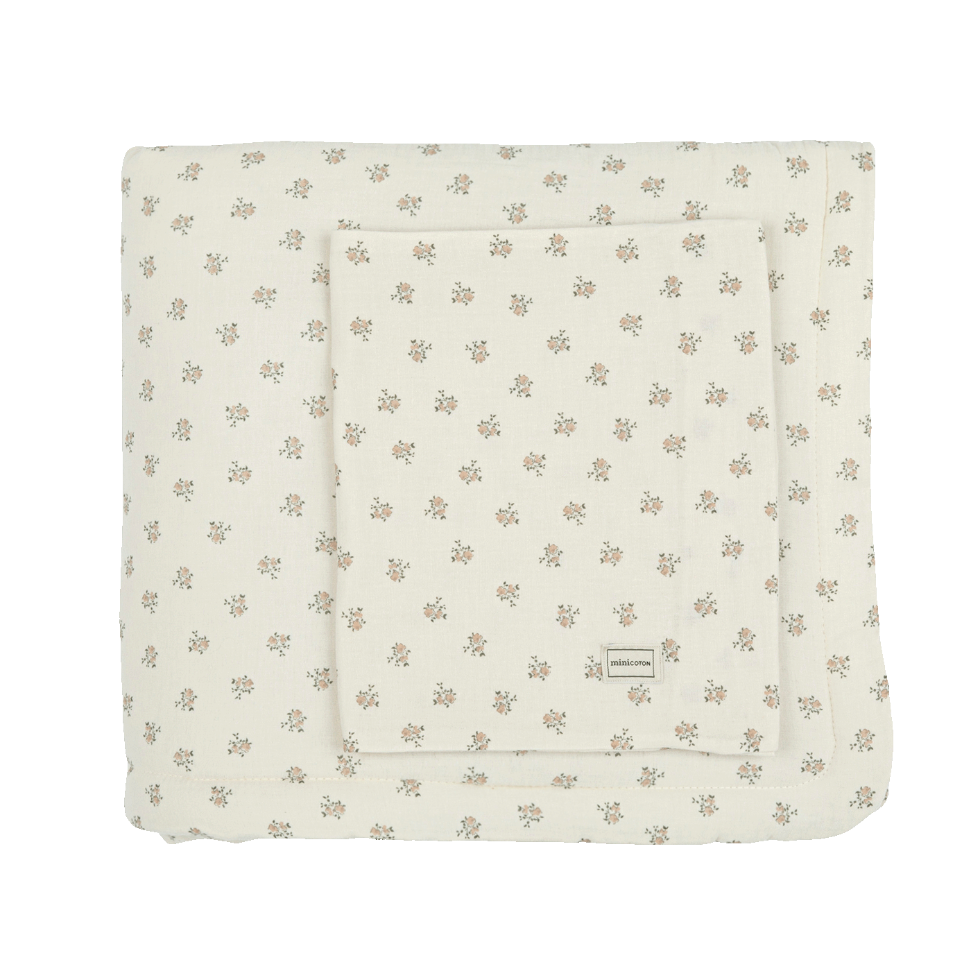 Colcha + Funda Almohada Blossom Rose - Minicoton