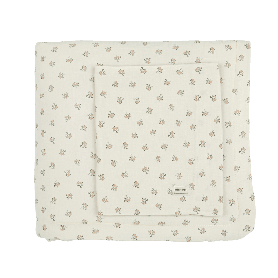 Colcha + Funda Almohada Blossom Rose - Minicoton