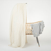 Emil Bassinet + Canopy Blossom Blue - Vegan - Minicoton