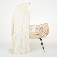 Emil Bassinet + Canopy Blossom Rose - Vegan - Minicoton