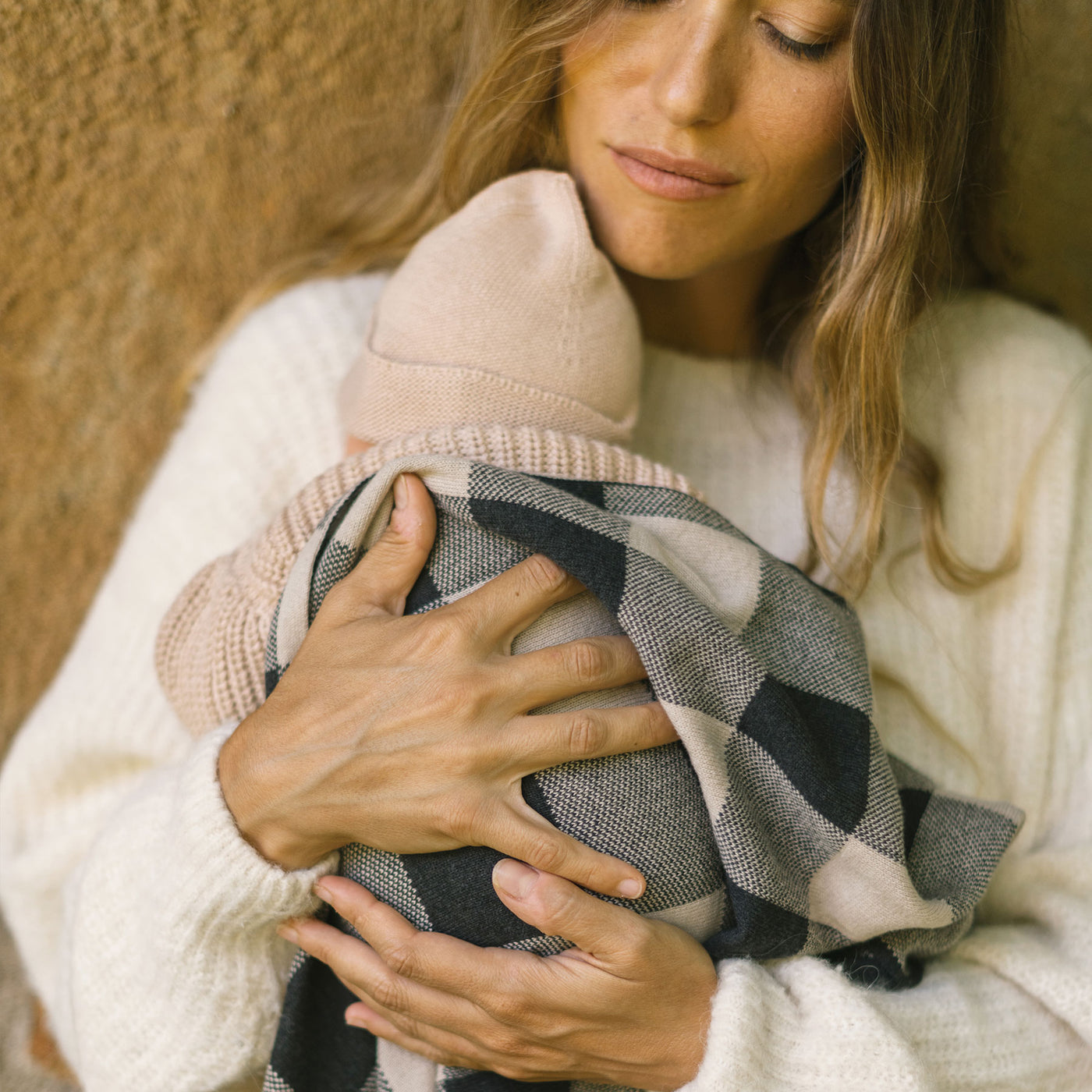 Gorro Knit Blush - Minicoton