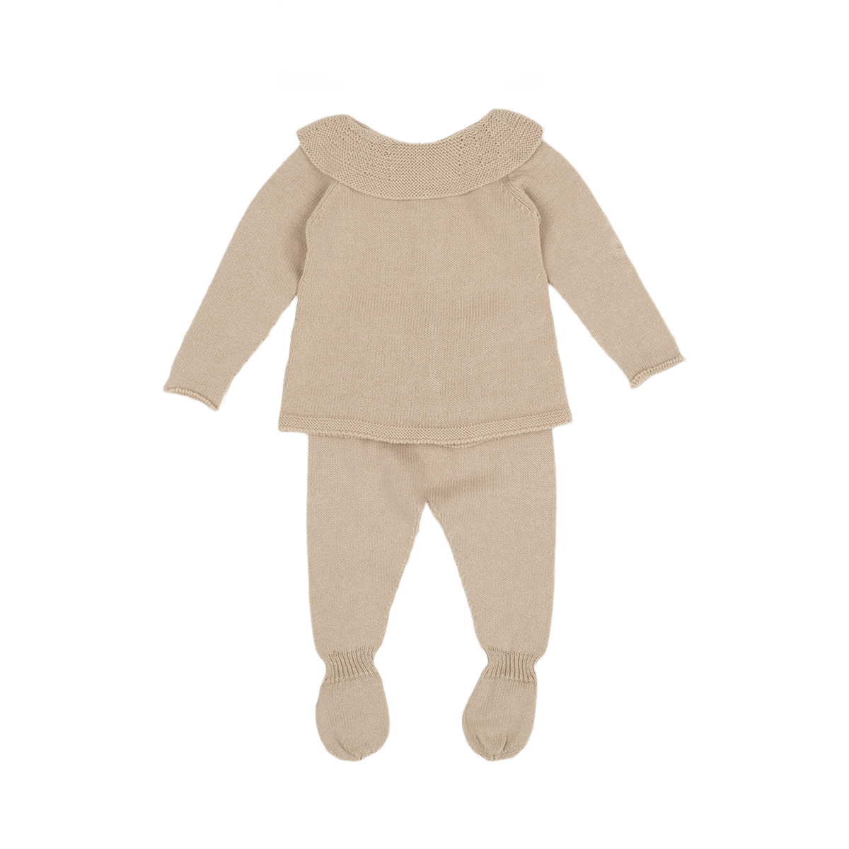 Set Welcome Knit Cuello Blush - Minicoton