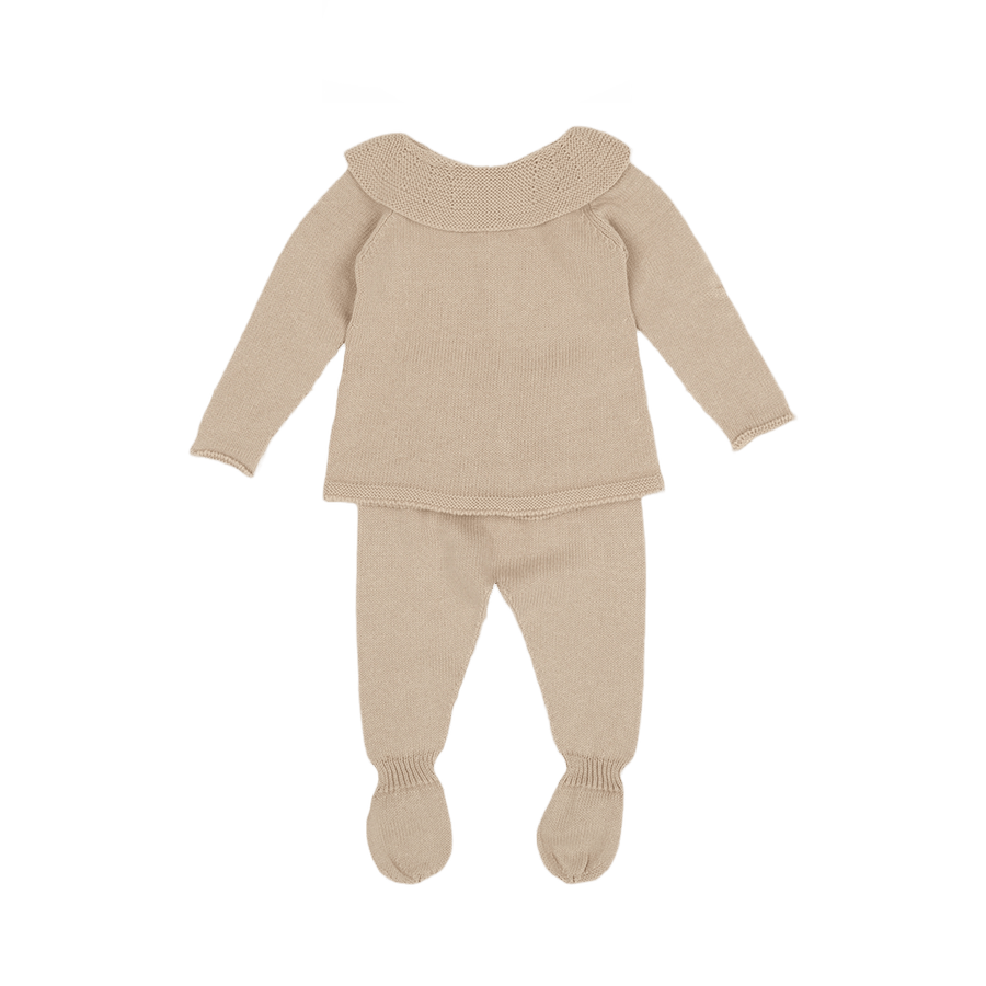 Set Welcome Knit Cuello Blush - Minicoton