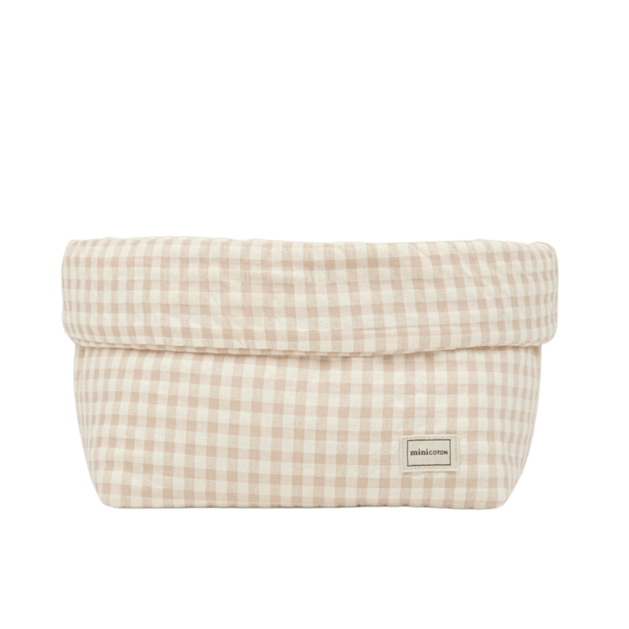 Organizador Cambiador Vichy Rose - Minicoton