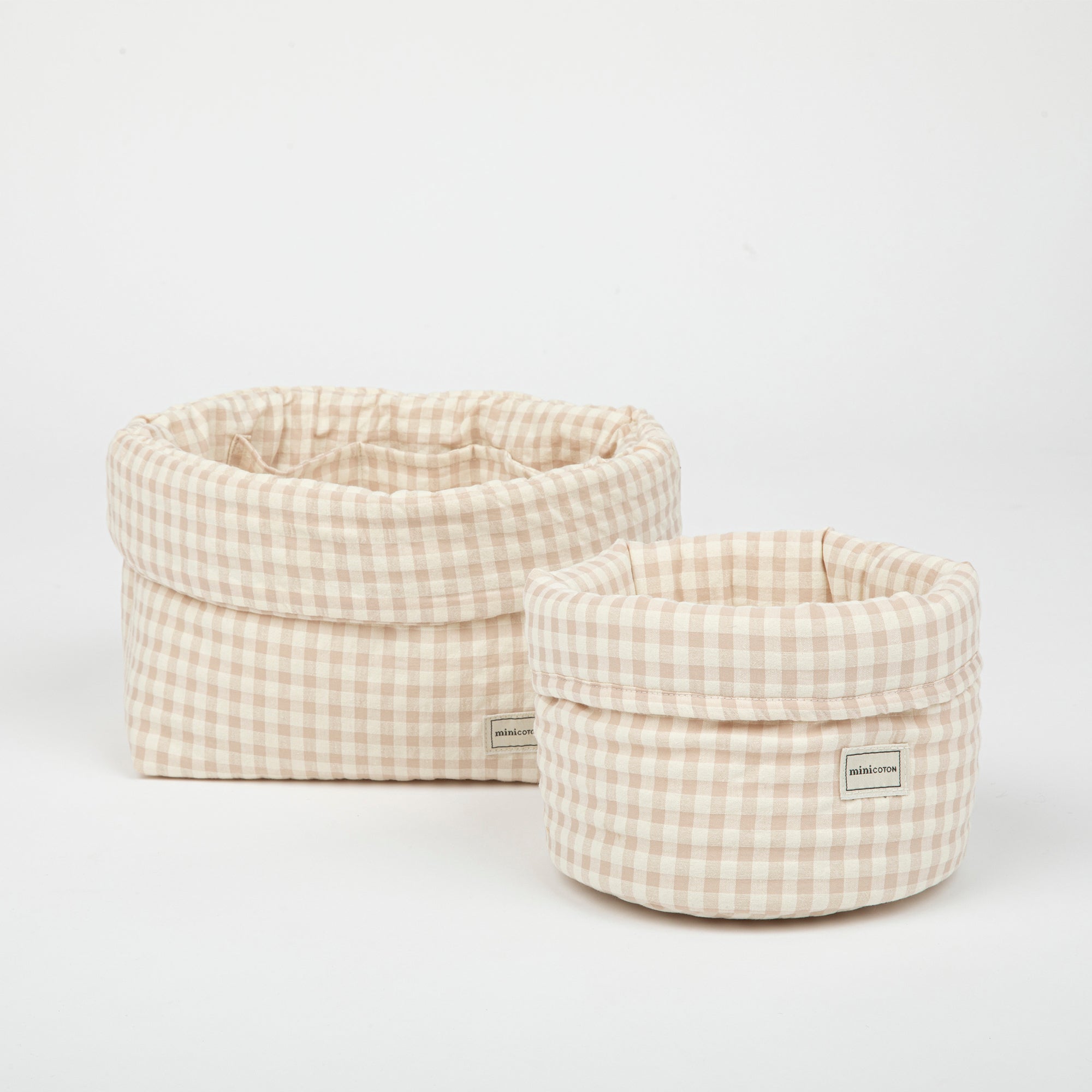 Organizador Cambiador Mini Vichy Rose - Minicoton