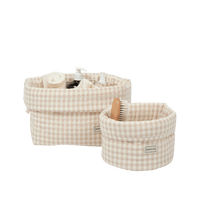 Pack Organizador Cambiador Vichy Rose - Minicoton