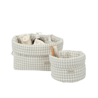 Pack Organizador Cambiador Vichy Blue - Minicoton