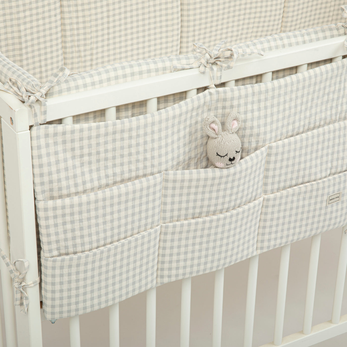 Organizador Cuna Vichy Blue - Minicoton