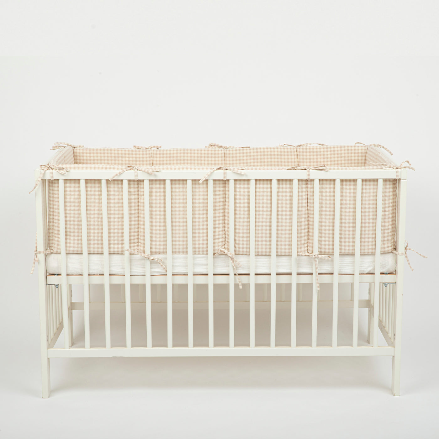 Protector Cuna Vichy Rose - Minicoton