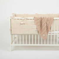 Protector Cuna Vichy Rose - Minicoton