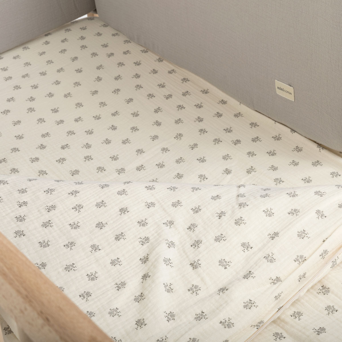 Saco Cuna 120x60cm Blossom Blue - Minicoton