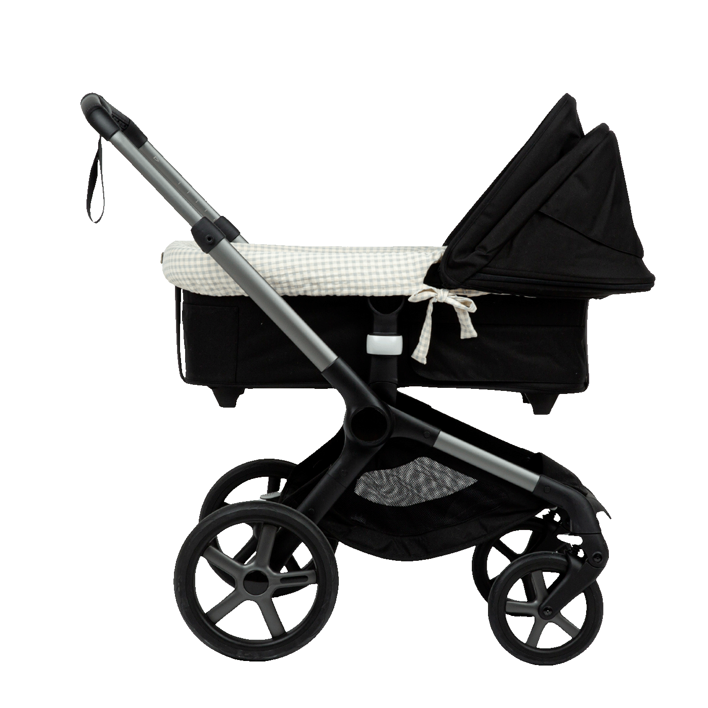 bugaboo fox 3 grey melange Bugaboo Cover Vichy Blue · Minicoton