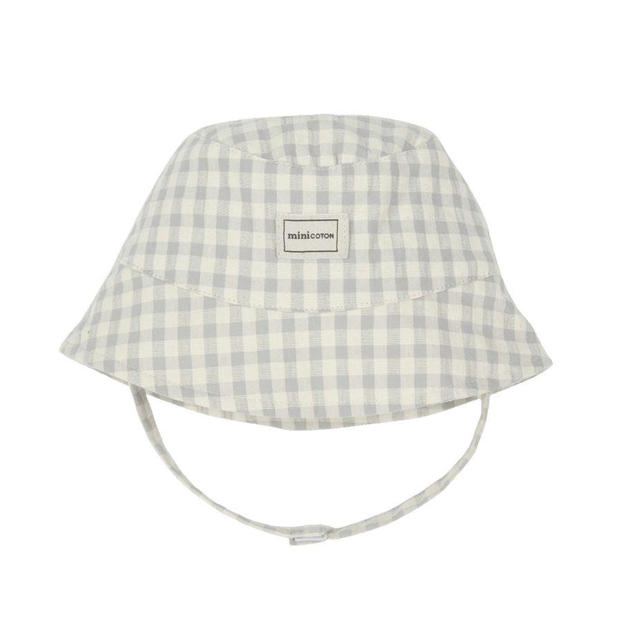 Gorrito Vichy Blue - Minicoton