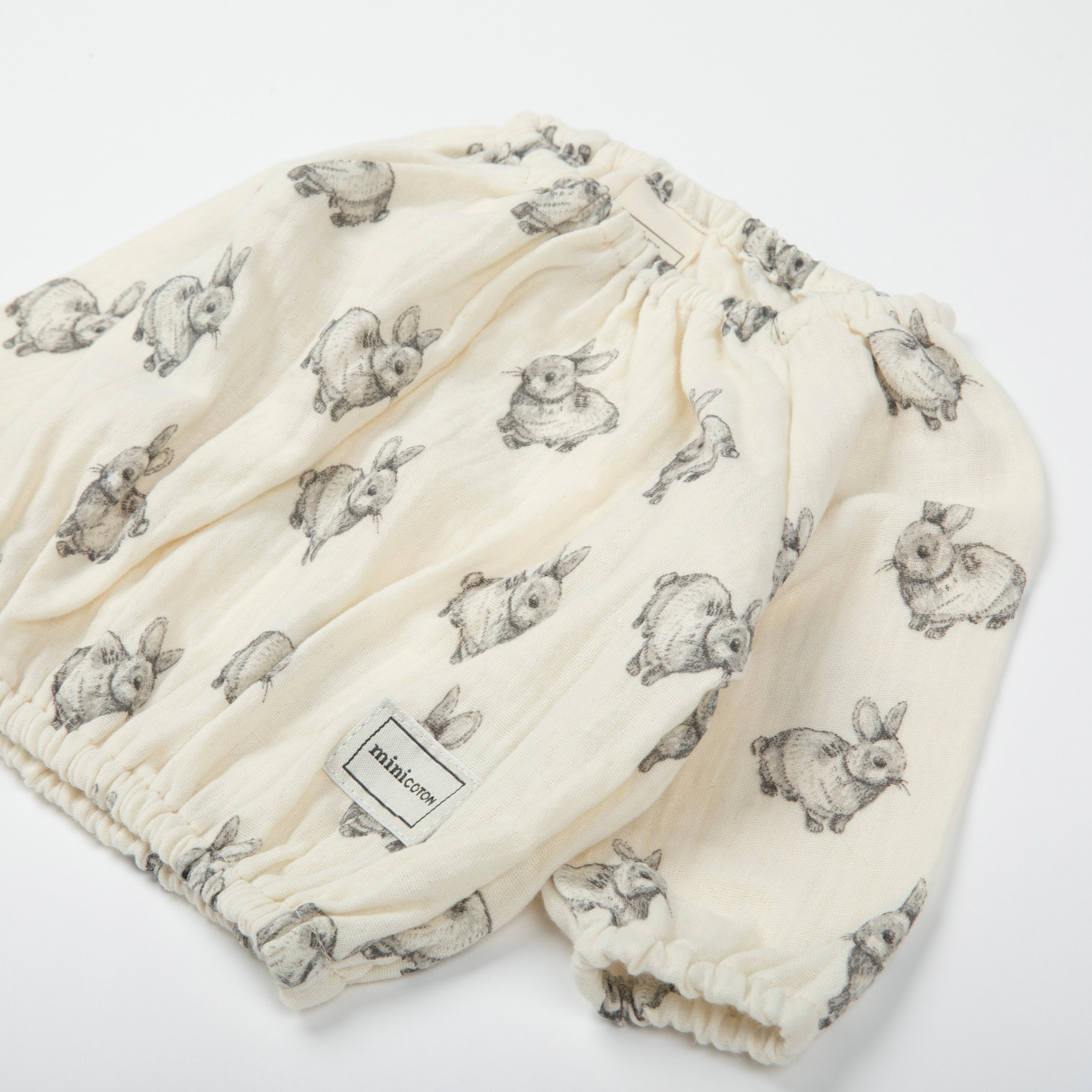 Blusa Rabbit Ecru - Minicoton