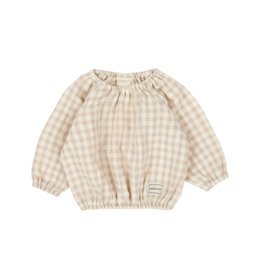 Blusa Vichy Rose - Minicoton