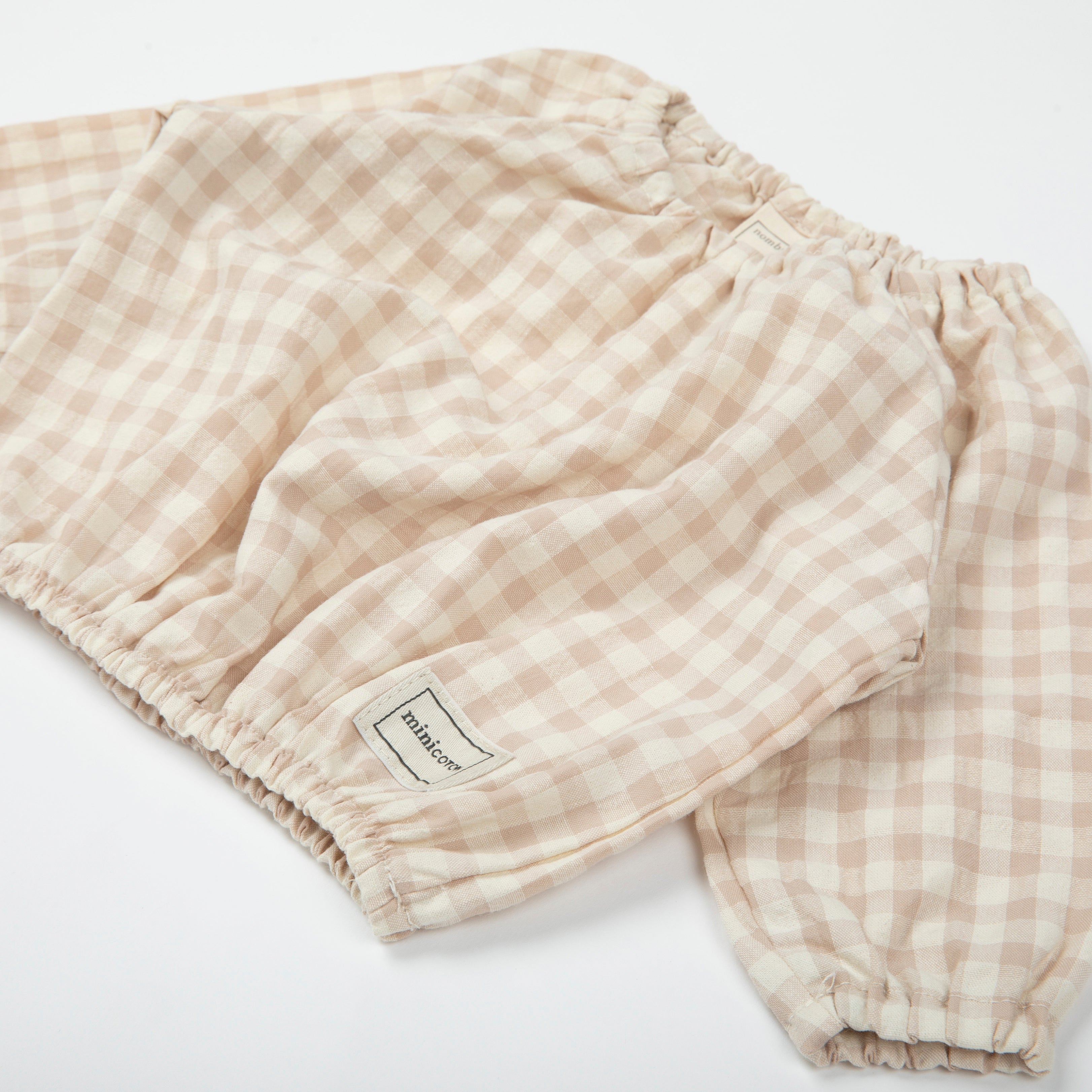 Blusa Vichy Rose - Minicoton