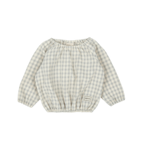 Blusa Vichy Blue - Minicoton