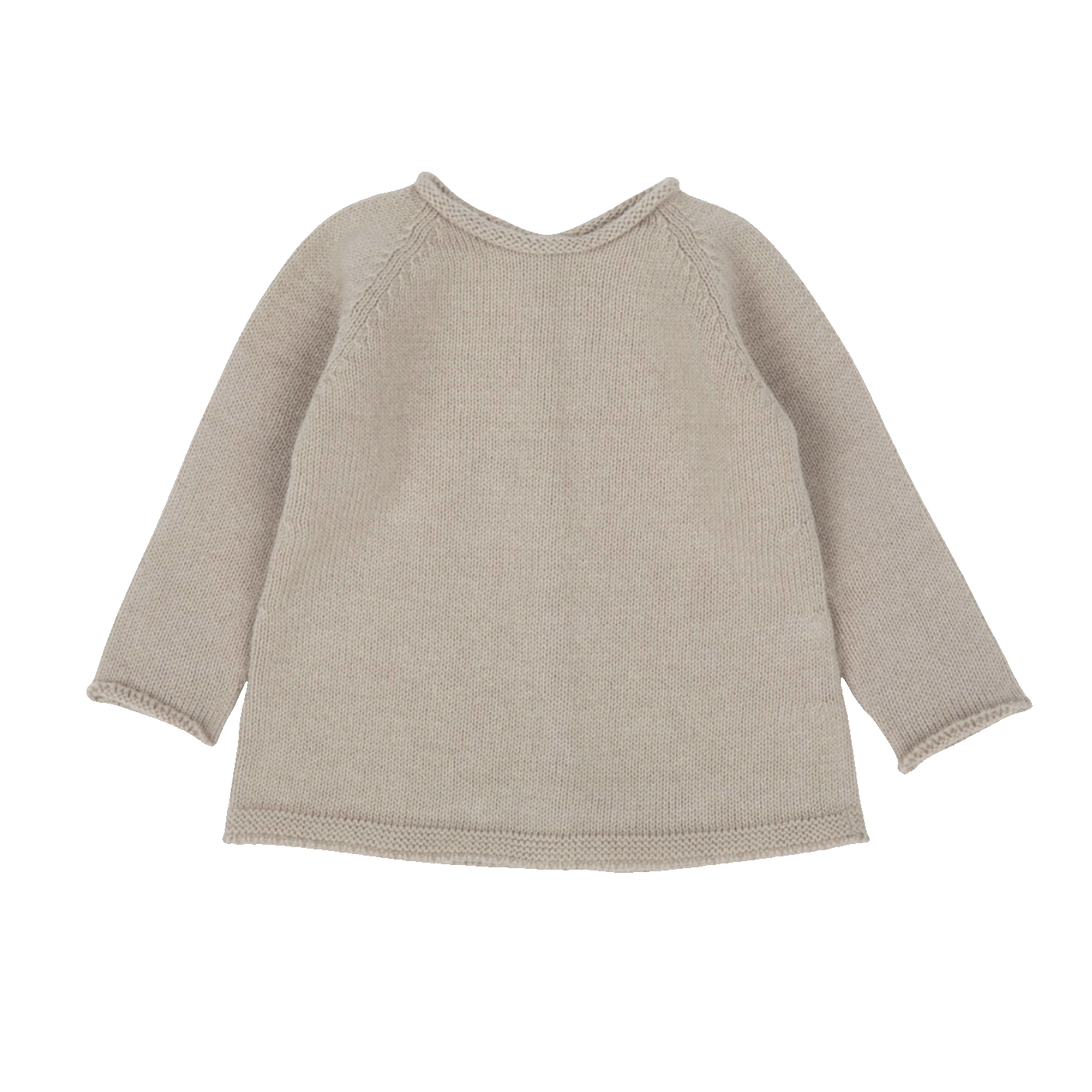 Top Basic Knit Beige - Minicoton