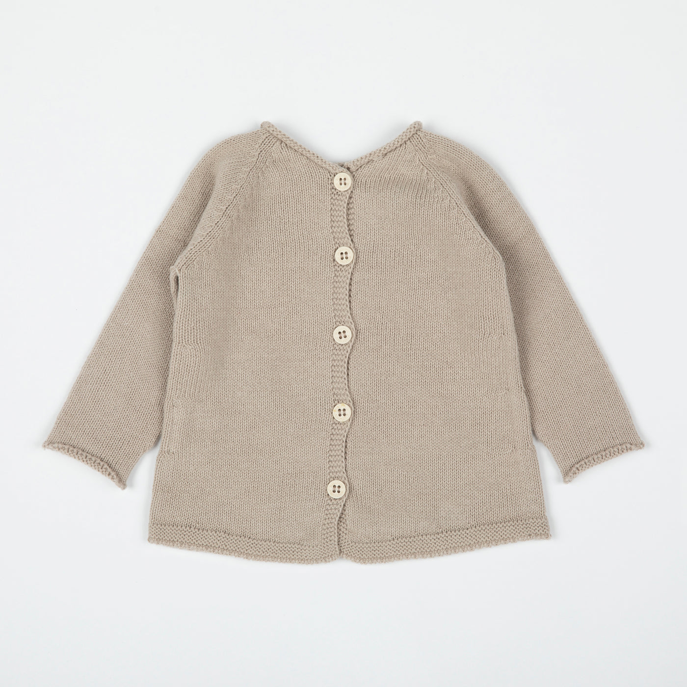 Top Basic Knit Beige - Minicoton