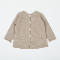 Top Basic Knit Beige - Minicoton