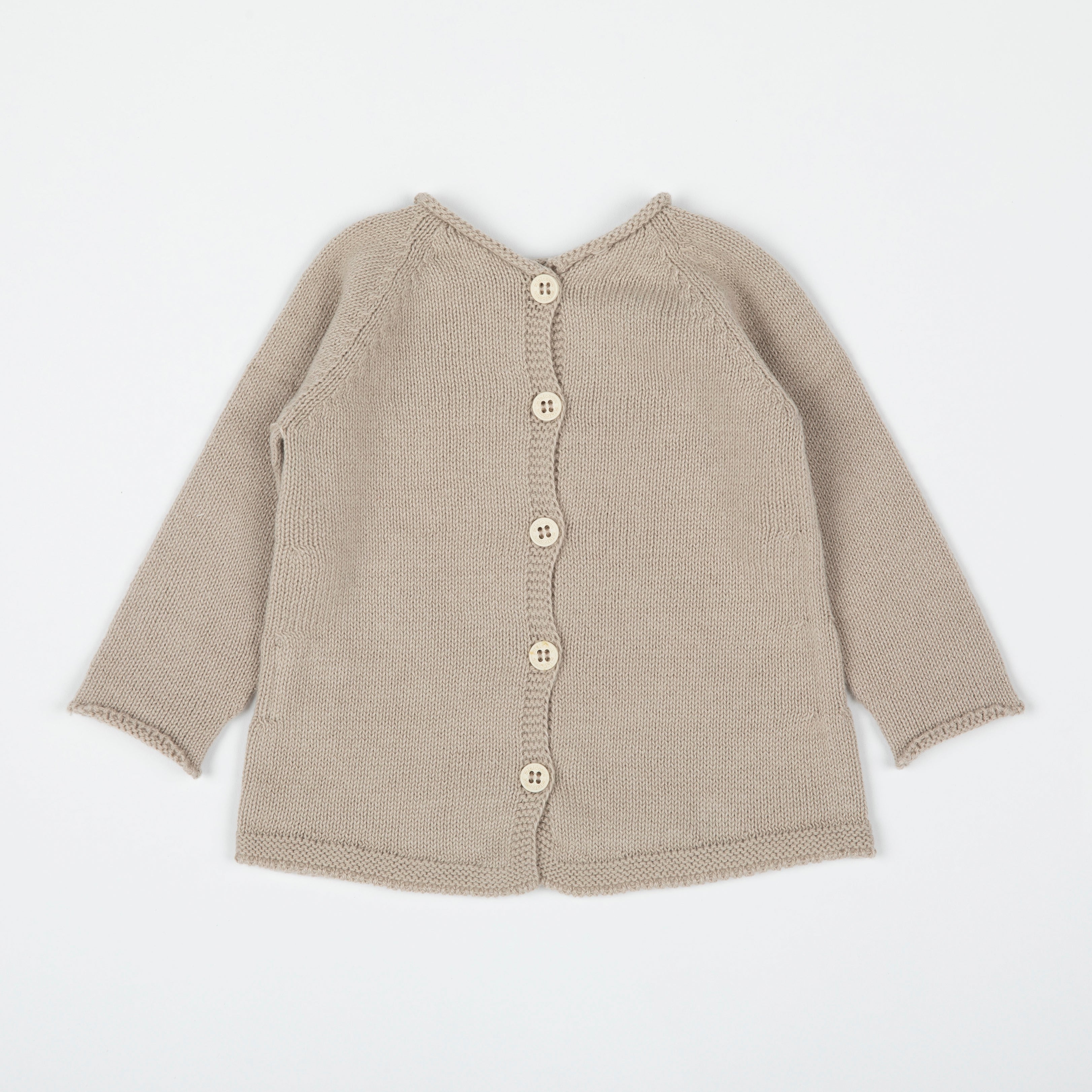 Top Basic Knit Beige - Minicoton