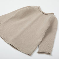 Top Basic Knit Beige - Minicoton