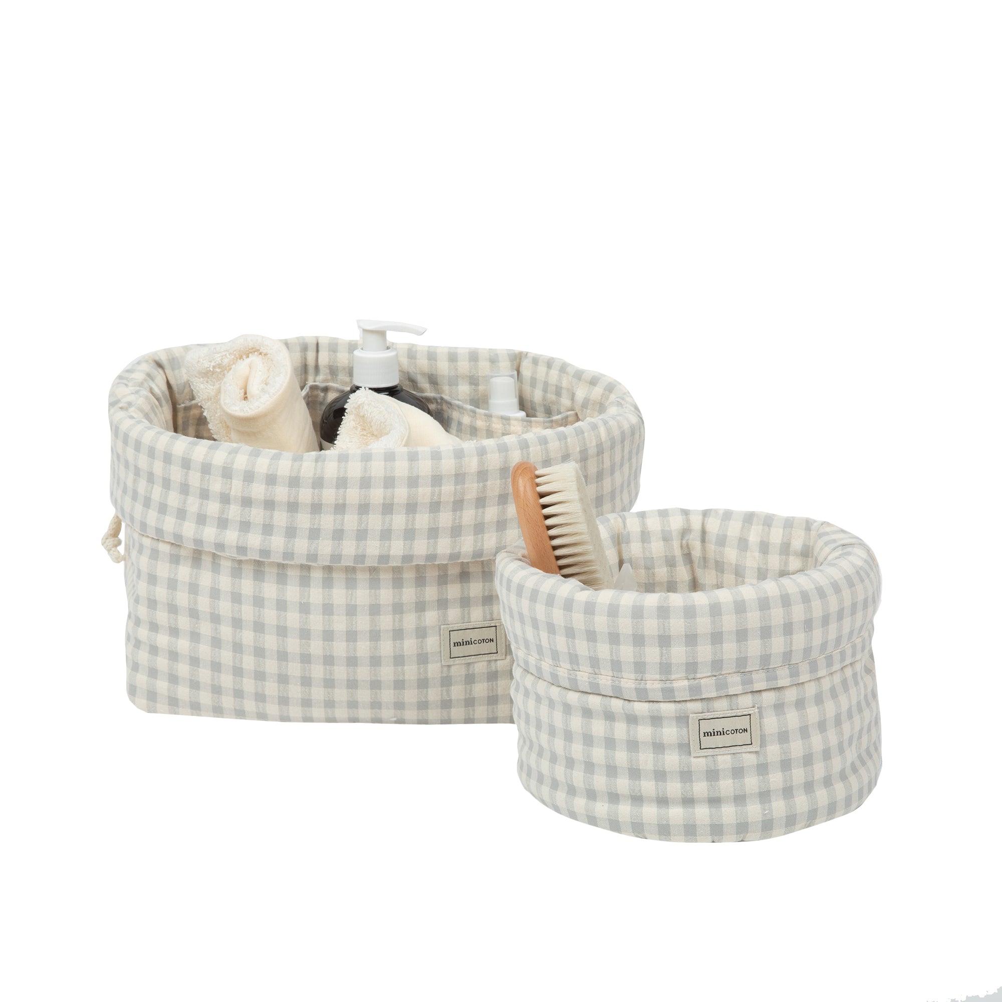 Set Organizadores - Vichy Blue - Minicoton
