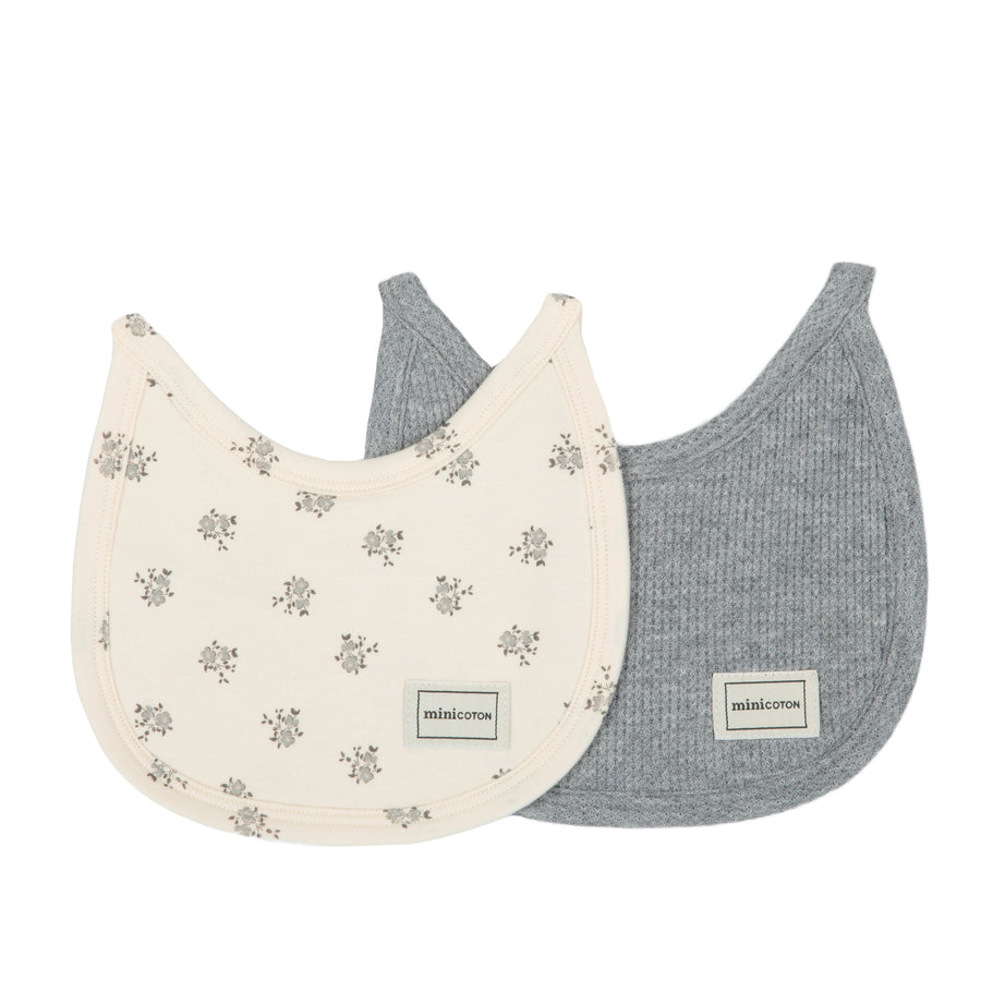 Pack Baberos Blossom Blue - Minicoton