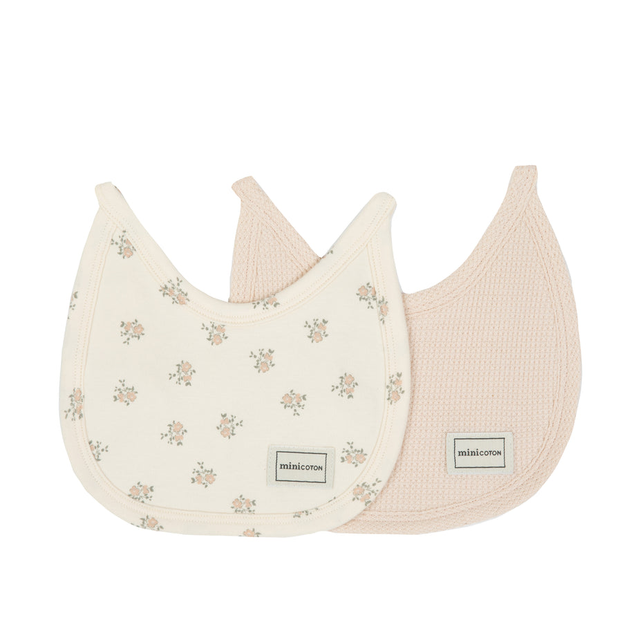 Pack Baberos Blossom Rose - Minicoton