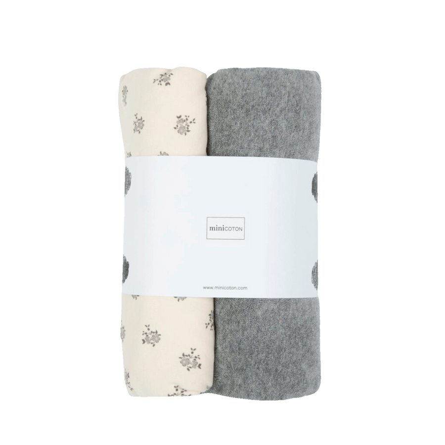 Pack Funda Cambiador Blossom Blue - Minicoton