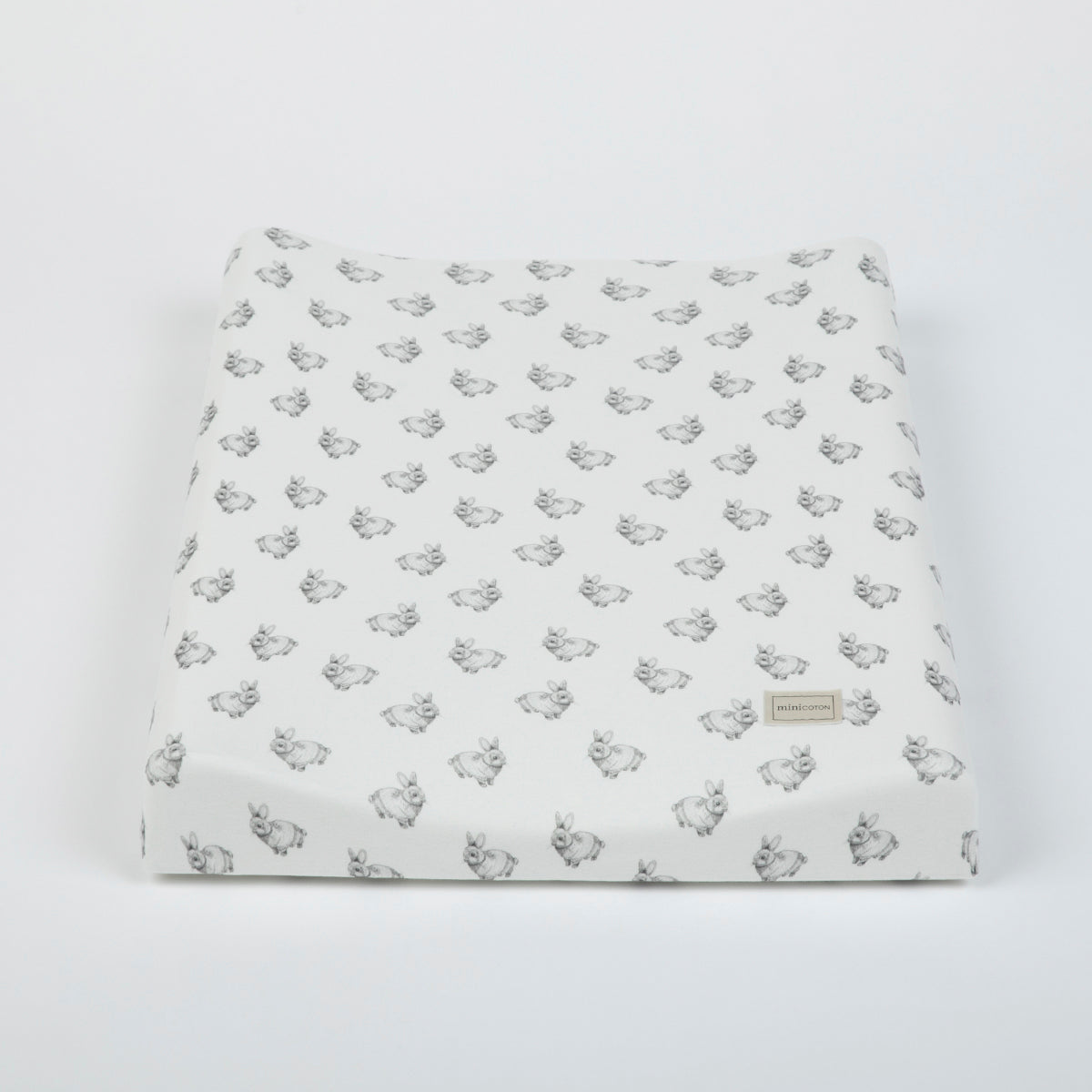 Pack Funda Cambiador Rabbit Blanco/Beige - Minicoton