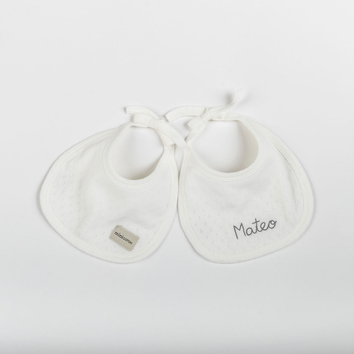 Pack Baberos Holey Blanco - Minicoton