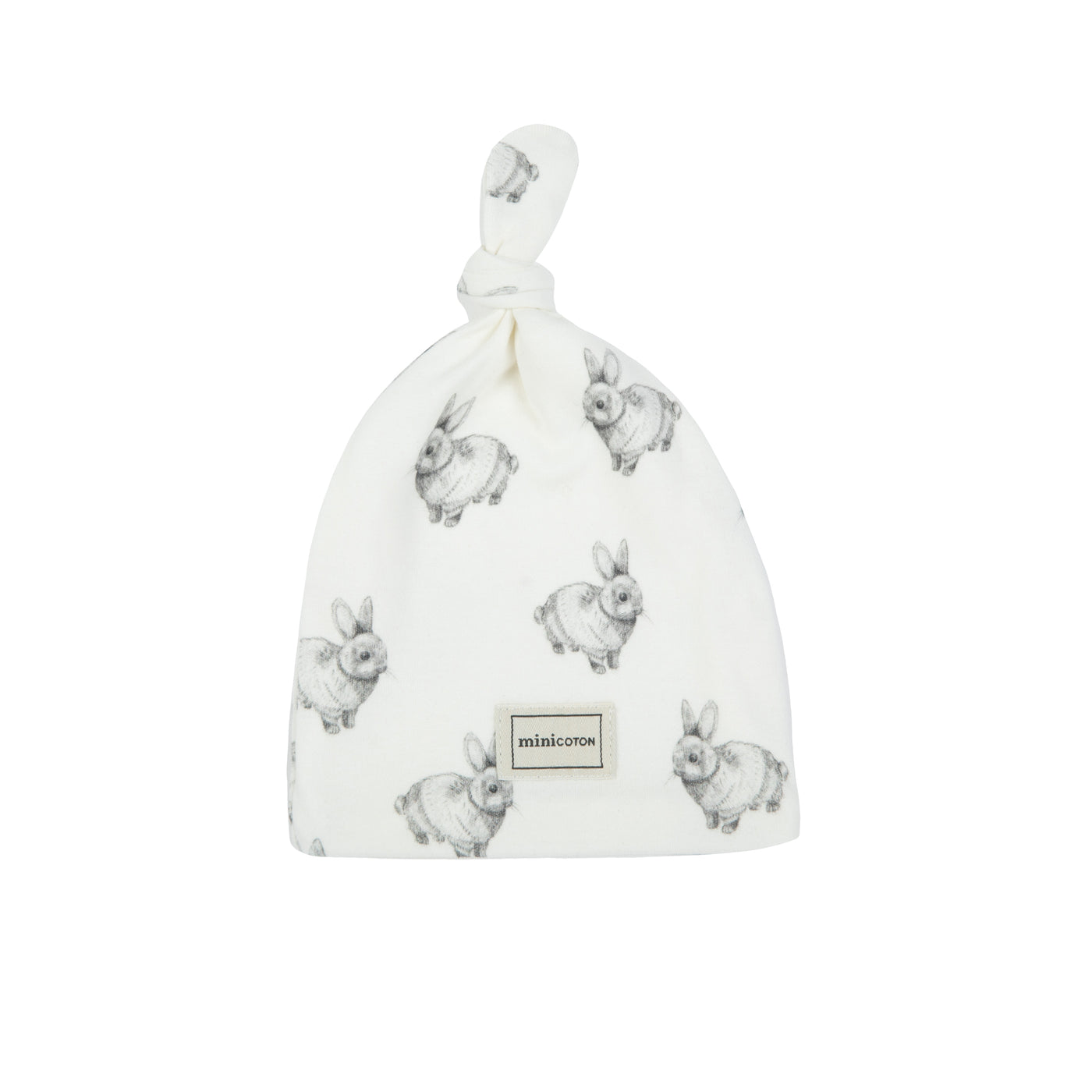 Gorro Knot Rabbit Blanco - Minicoton